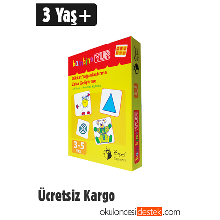 3 5 Yaş BambinoYUP Dikkat Yoğunlaştırma ve Zeka Geliştirme Seti