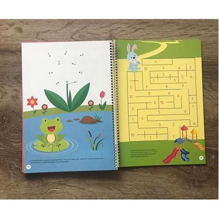 6+ Yaş Çocuklar İçin Matematik Etkinliklerim Kitabı Minik Ada Yayınları